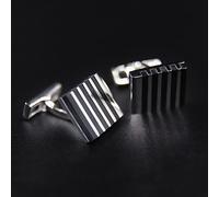 HAODUOO Handmade Enamel Shirt Sleeve Studs Vintage Cufflinks Men's Business Accessory