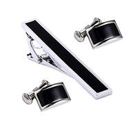 HAODUOO Jewelry Cufflinks Men's Cufflinks Classic French Cuff Studs Quality Cufflinks Tie Clip Set Fashion Button Business Shirt Cuff Stud Clips