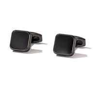 HAODUOO Jewelry Cufflinks Men's Shirt Cufflinks Fashion Square Drip Simple Shirt Cuff Nails
