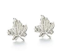 HAODUOO Jewelry Cufflinks Men's Shirt Cufflinks Premium Cuff Studs Leaf Cuffs Leaf Styling Cufflinks French Shirt Buttons