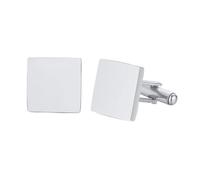 HAODUOO Mens Cufflinks Elegant Style Cuff Cufflinks Changing The First Cufflinks for Wedding Birthday Groom Gifts Stainless Steel Cufflinks Statement Jewelry Cufflinks(Square Silver)
