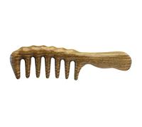 HAODUOO Pettine for la depilazione, pettinatura della Barba, Pettine in Legno for Capelli Ricci Neri