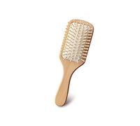 HAODUOO Pettine in Legno con Cuscino d'Aria, airbag, Pettine for Massaggio del Cuoio capelluto, Pettine Liscio a Forma Quadrata, Pettine Piatto, Pettine for Capelli Lisci Pettine in Legno