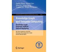 Haofen Wang Knowledge Graph and Semantic Computing: Knowledge Graph (Tascabile)