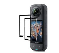 Haofun 2 Pezzi Pellicola Protettiva per Insta360 X5/ Insta360 X4, TPU Flessibile Pellicola Protettiva [Non materiale di vetro], HD Senza Bolle Pellicola Protettiva per Schermo