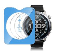 Haofun 3 Pezzi Pellicola Protettiva per Amazfit Balance 2/ COROS Pace Pro Vetro Temperato 9H Film, HD Schermo Antigraffio Senza Bolle, Con Posizionatore Ausiliario, Trasparente