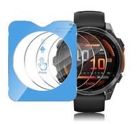 Haofun 3 Pezzi Pellicola Protettiva per Garmin Fenix 8 Amoled 47mm Vetro Temperato 9H Film, HD Schermo Antigraffio Senza Bolle, Con Posizionatore Ausiliario
