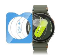 Haofun 3 Pezzi Pellicola Protettiva per Samsung Galaxy Watch 7/6 44mm Vetro Temperato 9H Film, HD Schermo Antigraffio Senza Bolle, Con Posizionatore Ausiliario