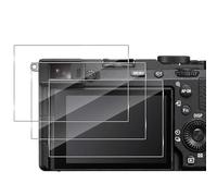 Haofun 3 Pezzi Pellicola Protettiva per Sony Alpha A7C II/ A7CR/ A7C2/ A6700 per Vetro Temperato, 9H Ultra HD Vetro Temperato Film, Installazione Facile Senza Bolle (Trasparente)