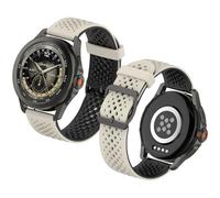 Haofun Cinturino 22mm Per Xiaomi S4 Sport/S3/2/2 Pro/S2, Redmi Watch 5 Active/5 Lite, Amazfit Balance/Bip 5, Garmin Venu 3/2/Vivoactive 4 - Bicolore Nero e Grigio