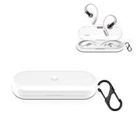 Haofun Custodia Case per Nothing Ear (open), Copertura Protettiva in Silicone, Ricarica Wireless Silicone Cover con Portachiavi con Nothing Ear (open) - Bianco