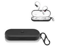 Haofun Custodia Case per Nothing Ear (open), Copertura Protettiva in Silicone, Ricarica Wireless Silicone Cover con Portachiavi con Nothing Ear (open) - Nero