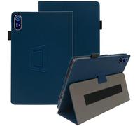 Haofun Custodia Cover Compatibile con Acer Iconia Tab P11, Sottile Leggero Cover con Cinturino da Polso, Custodia Magnetico in PU Case con Multi-Angolo Regolabili, Blu