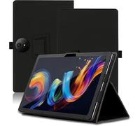 Haofun Custodia Cover Compatibile con TCL NXTPAPER 11 Plus, Sottile Leggero Cover con Supporto per Matita e Cinturino, Custodia in PU Case con Multi-Angolo Regolabili, Nero