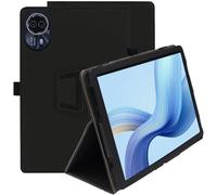 Haofun Custodia Cover Compatibile con TECLAST T65 Max, Ultra Sottile Leggero Cover con Cinturino da Polso, Custodia in PU Case con Multi-Angolo Regolabili (Nero)