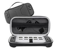 Haofun Custodia per Nintendo Switch 2, Custodia Protettiva in Materiale con Superficie Rigida, Borsa da Viaggio Portatile Rigida con Più Spazio per Console di Gioco e Altri Accessori - Nero