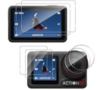 Haofun Pellicola Protettiva Compatibile con DJI Osmo Action 5 Pro, 9H Durezza Anti Graffio Vetro Temperato, Ultra HD Senza Bolle Anti-Impronta Pellicola Protezione [6 Pezzi]
