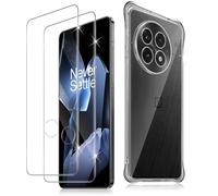 Haofun Pellicola Protettiva per OnePlus 13 5G Vetro Temperato Cover, [2+1 Pezzi] 9H Durezza Full Coverage Protezione Schermo, Custodia TPU Bumper Antiurto [Anti Ingiallimento]