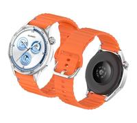 Haofun Silicone Cinturini Compatibile con OPPO Watch X/X2/Oneplus Watch 3/2/2R, Cinturino per Orologio Sportivo in Silicone da 22 mm, Cinturinoin Alla Moda - Colore Arancione