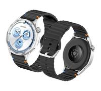 Haofun Silicone Cinturini Compatibile con OPPO Watch X/X2/Oneplus Watch 3/2/2R, Cinturino per Orologio Sportivo in Silicone da 22 mm, Cinturinoin Alla Moda - Nero