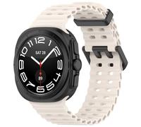 Haofun Sport Cinturini Compatibile con Samsung Galaxy Watch Ultra (2025) 47mm, Cinturini di Sostituzione Confortevole Traspirante in Silicone, Gli Ultimi Stili Sportivi e Casual - Colore Starlight