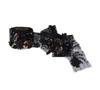 Haofy 1 Rotolo 10 Iarde in Tessuto in Tessuto Sequestro in Sequenza di Bambola per Artigianato Che Produce Cuciture con Flash Scintillanti Perfetti per le Decorazioni di Compleanno del Matrimonio