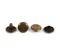 Haofy 10 X 8 Mm a Doppio Tappo a Doppio Tappo in Metallo con Borchie Artigianali in Pelle Picchi 100set in Bronzo d'argento Oro per Scarpe da Scarpe Cappotti Pantaloni con Tessuti per la Casa,