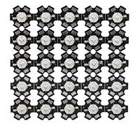 Haofy 25pcs 3W 395nm-400nm chip LED ultravioletti perline lampada ad alta potenza chip diodi con base in alluminio