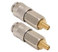 Haofy 3 in 1 Accoppiatore di Connessione Rapida per Gli Uomini in Acciaio Dell'adattatore del Compressore d'Aria Tirecomponente, Ideale per i Pulcini Pneumatici
