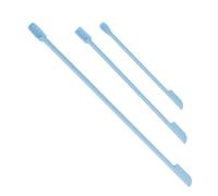 Haofy 3pcs Mini Spatole per Trucco in Silicone Set, Doppia estremità per il Raschietto per Scoop Trucco con Diverse Lunghezze Adatte per la Cucina Cosmetica Compatta e Pratica per (BLUE)