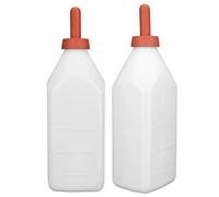 Haofy 4L di Alimentatore di Latte a Vitello, Grande capacità Impedisce la Suzione, il Capezzolo Facile da Pulire, lo Strumento di Svezzamento Graduale per il Bestiame del Bestiame con Design