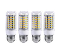 Haofy 4Pcs E27 LED Luminoso Caldo Freddo Bianco Casa Soffitto Lampada a Sospensione Lampadina Sostituzione 110V 220V, Basso Consumo Energetico, Lunga Durata (10W 220V)