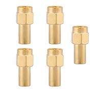 Haofy 5 Pezzi Connettore Maschio SMA Terminatore 50 Ohm Adattatore di Terminazione Coassiale RF SMA, Carichi di Terminazione Coassiale RF Maschio SMA 2 W 5 Pezzi Connettore Maschio