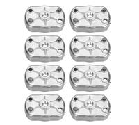 Haofy 8 Pezzi di Ricambio per Quadrante di Avviamento a Strappo in Alluminio, per Decespugliatore da 33 CC, 36 CC, 43, 49, per Riparazione di Tosaerba, Manutenzione di Piccoli