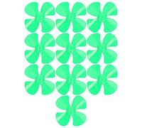 Haofy a 4 Pale Durevole da 40 Mm per Macchinina Fai da Te, Eliche a Forte per Modello di Auto Telecomandato, in Plastica da 10 Pezzi per la Sostituzione (GREEN)