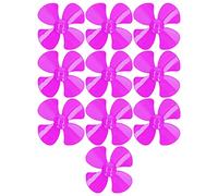 Haofy a 4 Pale Durevole da 40 Mm per Macchinina Fai da Te, Eliche a Forte per Modello di Auto Telecomandato, in Plastica da 10 Pezzi per la Sostituzione (Rosa rossa)