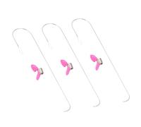 Haofy Aghi per Filare le Perline, Aghi per Infilare la Cruna Grande in Acciaio Inossidabile per la Creazione di Gioielli, Set di 3