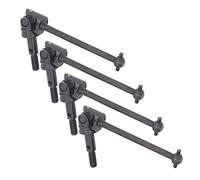 Haofy Albero di Trasmissione CVD in Acciaio da 4 Pezzi, Precisione dello Sterzo Migliorata, Facile Installazione per Modelli RC HSP 94123 94108 94102, Ideale per gli Hobbisti Che Cercano una