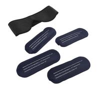 Haofy Allevia il Gonfiore della Fatica del Muscolo Facciale di Involucro di Sacchetti di Ghiaccio Freddo per Dentista di Pino - Materiale in Poliestere Portatile (BLACK)