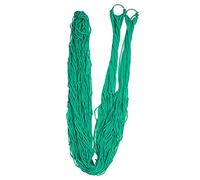 Haofy Amaca da Campeggio Doppia in Nylon, 106,3 X 31,5 Pollici, capacità 220 Libbre, con Corde Spesse (Erba verde)