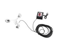 Haofy Anemometro per Gru a Torre Misuratore di velocità del a 3 Tazze con Funzione di Memoria 24 Ore e Allarme di Interruzione di Corrente per Cantieri Edili, Lavori all'aperto, Monitoraggio