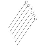 Haofy Ansa per Inoculo Coltura Batterica Microbiologia Punta D'ago in Nichelcromo per Esperimenti Scientifici 50 Pz