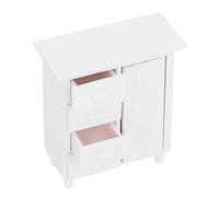 Haofy Armadietto in Miniatura 1/12, Giocattolo Modello di Mobili per Casa delle Bambole in Legno, Migliora il Gioco di Ruolo dell'immaginazione per i Bambini, Accessorio per la Casa delle Bambole