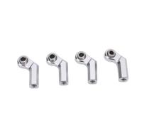 Haofy Articolazione a Sfera di Metallo Ad Alta Precisione Lega Legale 7,0 Mm Diametro M4 Filetta per Rc -auto -auto scolastica Accessori (SILVER)