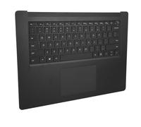 Haofy Assemblaggio della Tastiera Touchpad Touchpad per il Supporto per Laptop 3/4/5 1873 di un Laptop da 15 Pollici per gli Impiegati per gli Impiegati (BLACK)