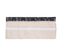 Haofy Astuccio Arrotolabile in Tela con Anelli di Ricambio per Temperamatite e Gomma, Organizer per Materiali Artistici (36 pezzi)