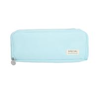 Haofy Astuccio Multiuso Grande per Vari Articoli di Cancelleria, Materiale in Tela, Astuccio per Studenti e Professionisti (BLUE)