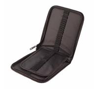 Haofy Astuccio per Matite Colorate, Astuccio in Tela con 120 Scomparti, Organizer Portatile per Artisti e Studenti, per Disegnare e Colorare (Borsa pieghevole da 72 pezzi (nera))