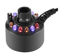 Haofy Atomizzatore per Creatore di Nebulizzazione d'Acqua 12LED - Adatto per Serbatoi di Piscine da Interno [EU Plug]