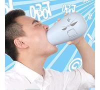 Haofy Barattolo per Urlo, Silenziatore Vocale in Materiale ABS, Strumento per Pratica di Canto Antistress per il Rilascio Emotivo e l'Allenamento Vocale (#06)